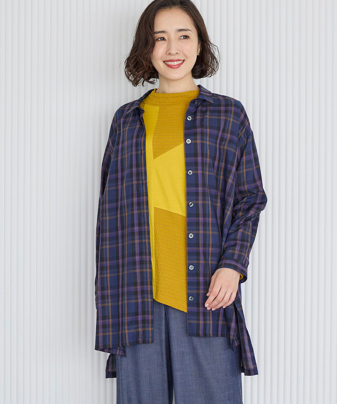 kansai bis カンサイビス ロングシャツコート　ジャケット　11号 kansai bis カンサイビス ロングシャツコート ジャケット 11号