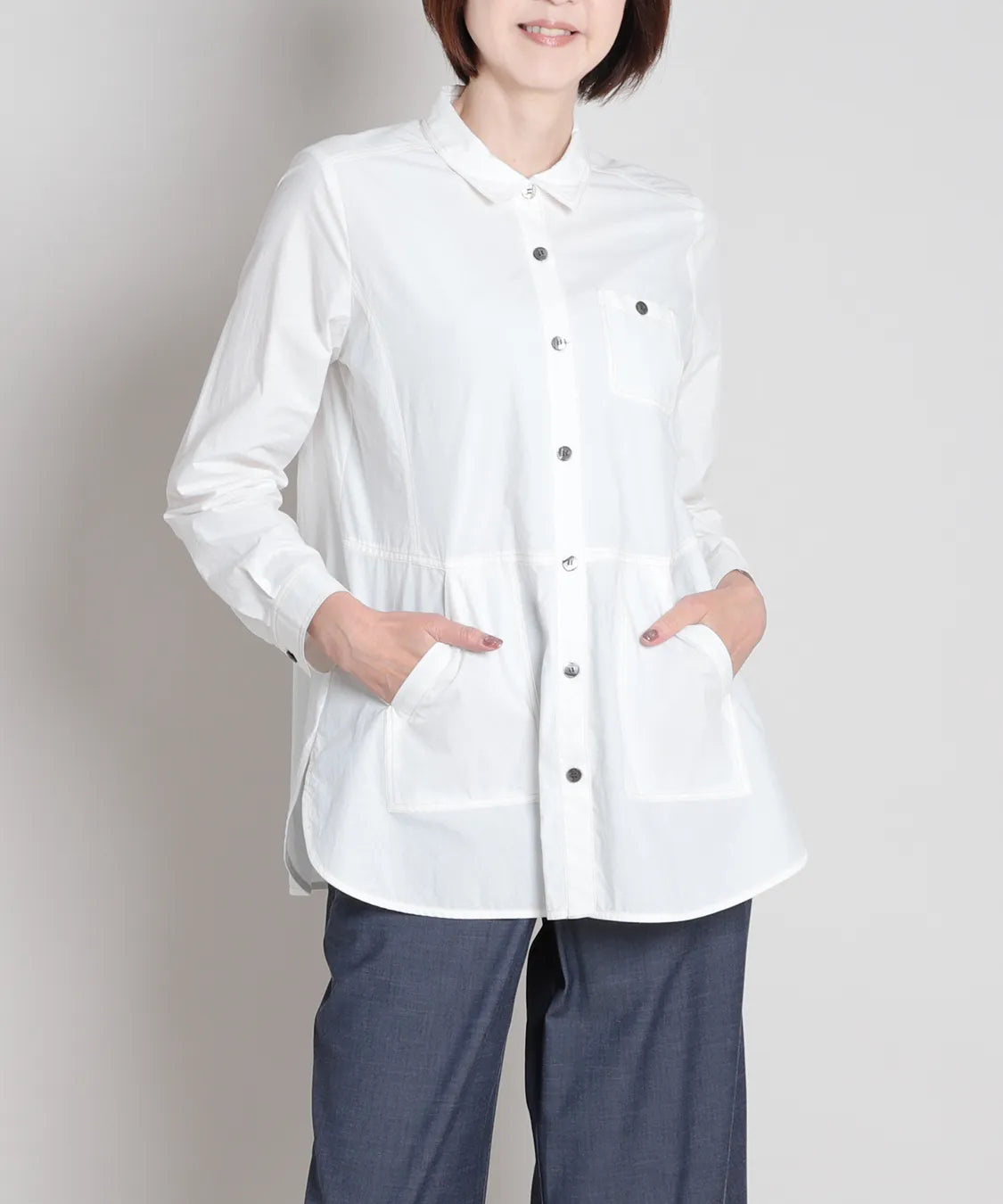 ナチュレローンワッシャーロングシャツ  KANSAI BIS(カンサイビス)