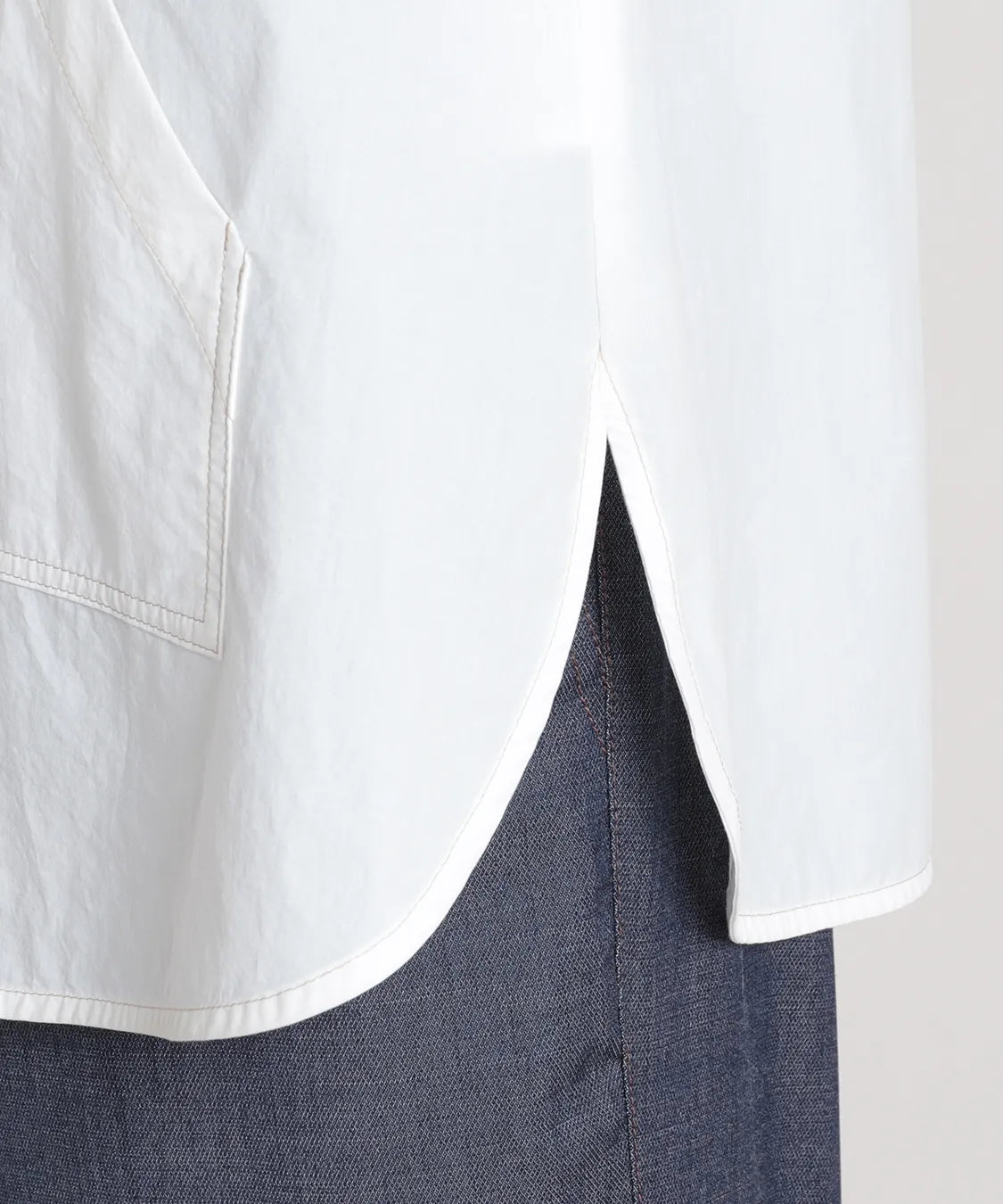 ナチュレローンワッシャーロングシャツ  KANSAI BIS(カンサイビス)