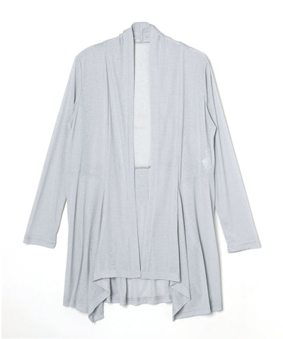 梨地ジャージーロングカーディガン  KANSAI BIS(カンサイビス)