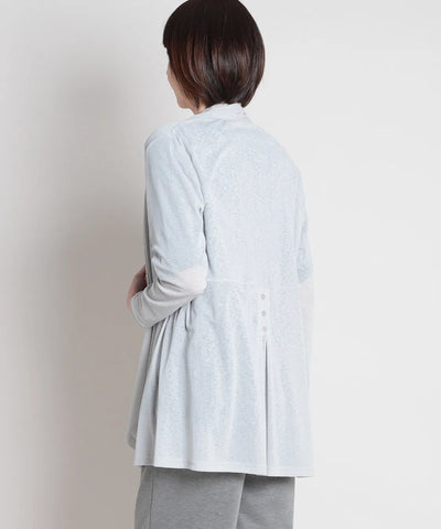 梨地ジャージーロングカーディガン  KANSAI BIS(カンサイビス)