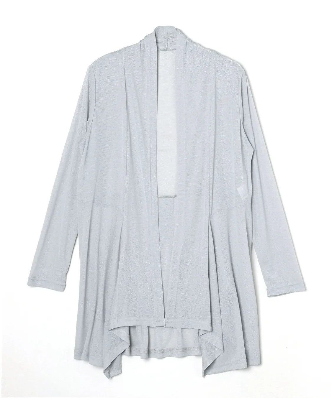 梨地ジャージーロングカーディガン  KANSAI BIS(カンサイビス)