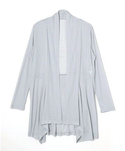 梨地ジャージーロングカーディガン  KANSAI BIS(カンサイビス)