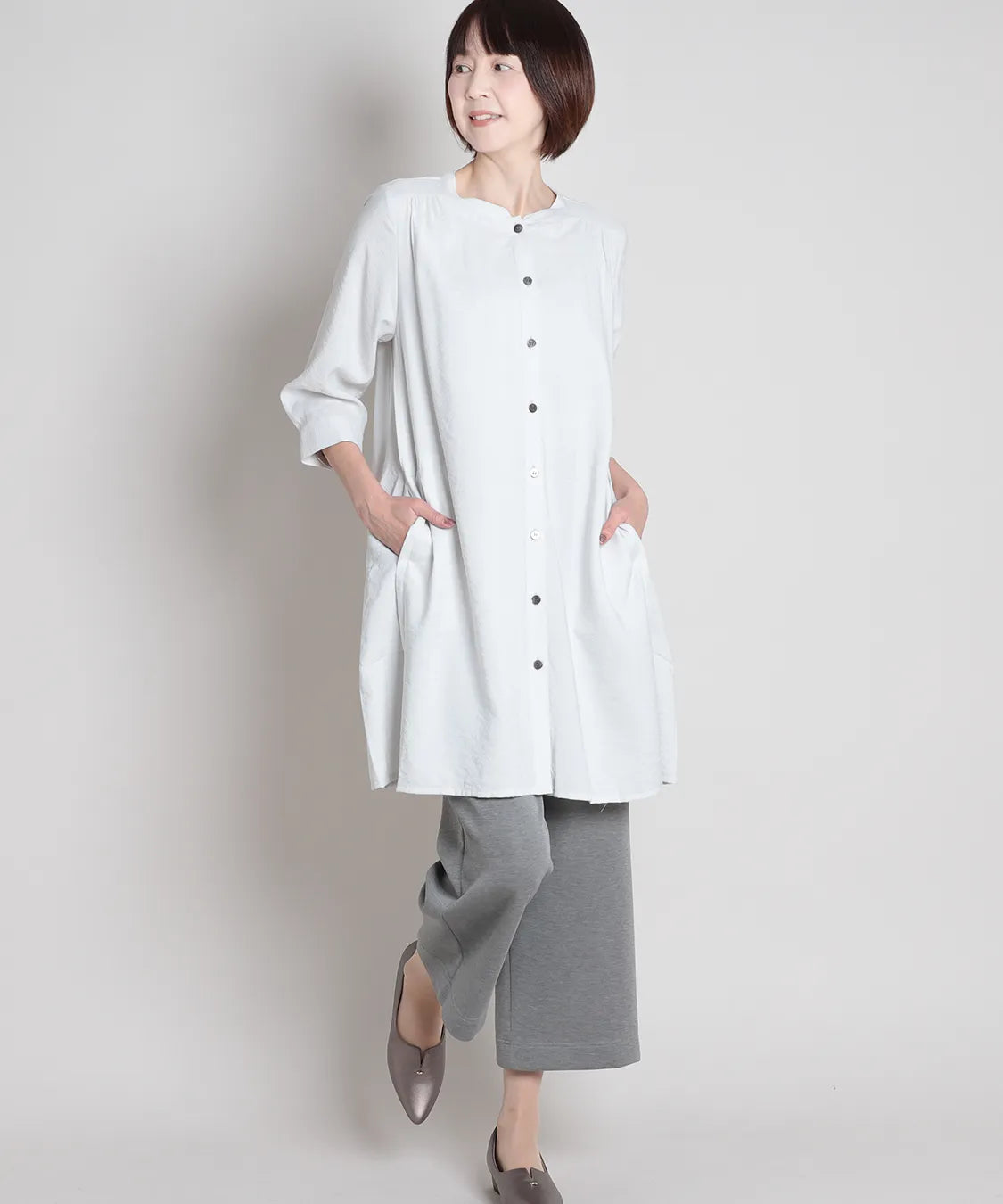 メイソンドビータンブラーロングシャツジャケット  KANSAI BIS(カンサイビス)