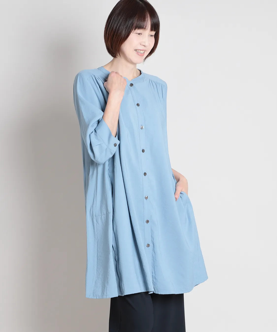 メイソンドビータンブラーロングシャツジャケット  KANSAI BIS(カンサイビス)