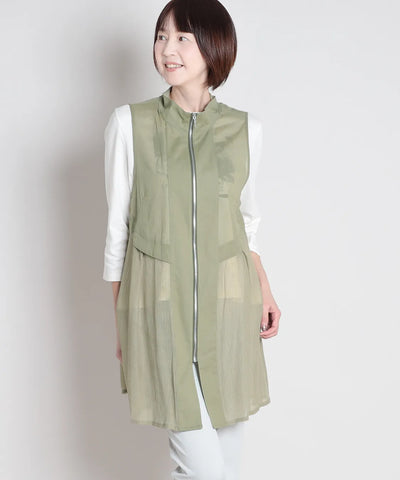 50ボイル楊柳ロングベスト  KANSAI BIS(カンサイビス)