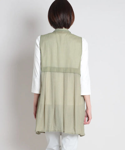 50ボイル楊柳ロングベスト  KANSAI BIS(カンサイビス)