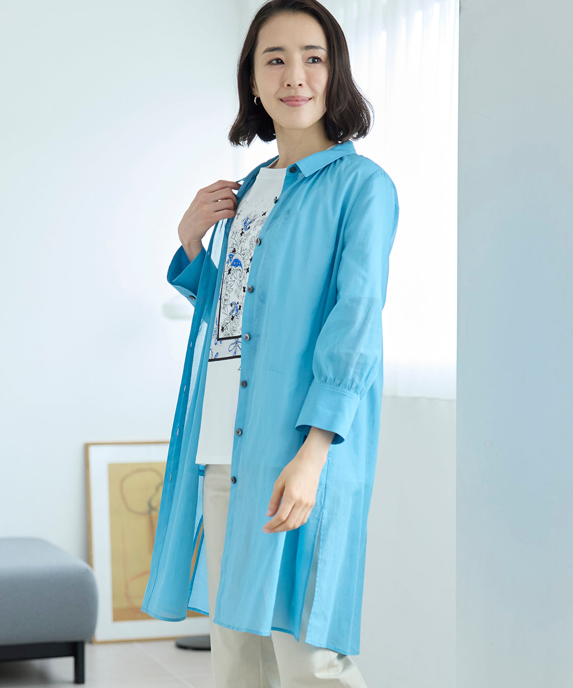 シアードボイルロングシャツ KANSAI BIS(カンサイビス)