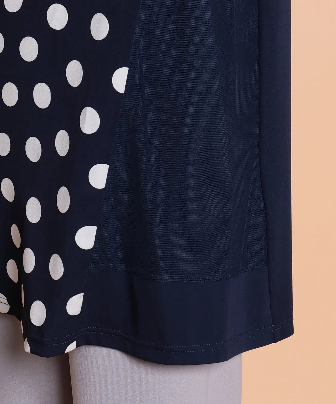 ブリッジドットPTミックスチュニック  KANSAI BIS(カンサイビス)