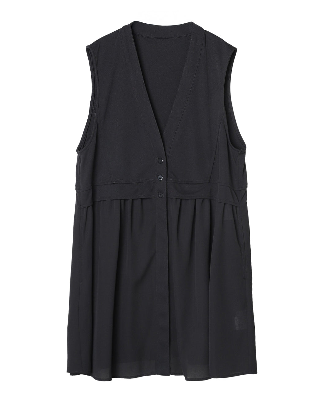 【美品!】セット販売OUR 2wayロングベスト+長袖カットソー バーゼルMIXスムースロングベスト KANSAI BIS(カンサイビス)公式