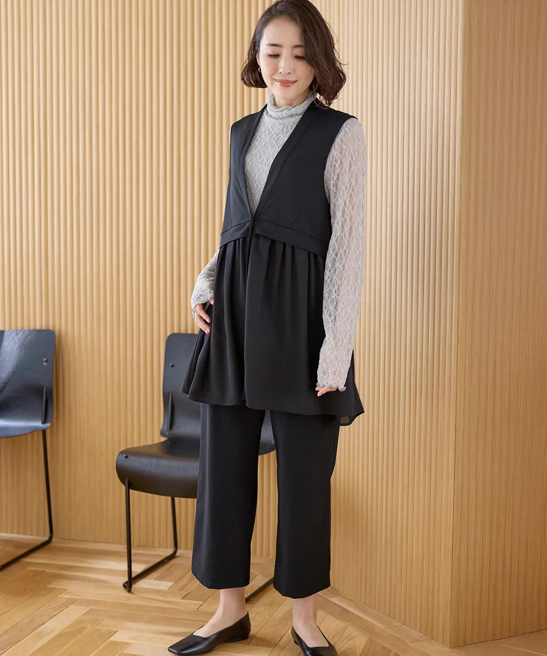 バーゼルMIXスムースロングベスト  KANSAI BIS(カンサイビス)