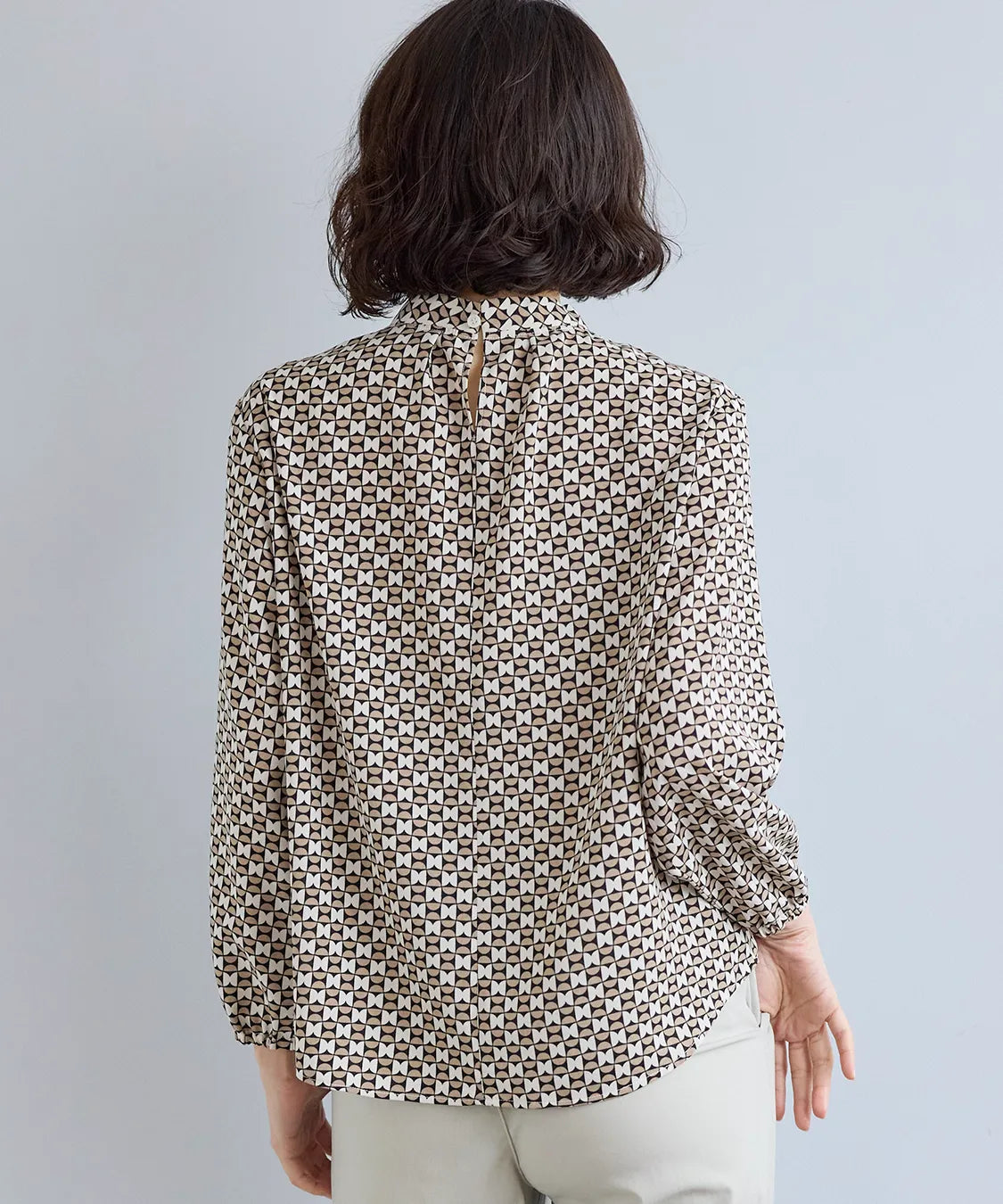 キャンサーデシンプリントブラウス  KANSAI BIS(カンサイビス)