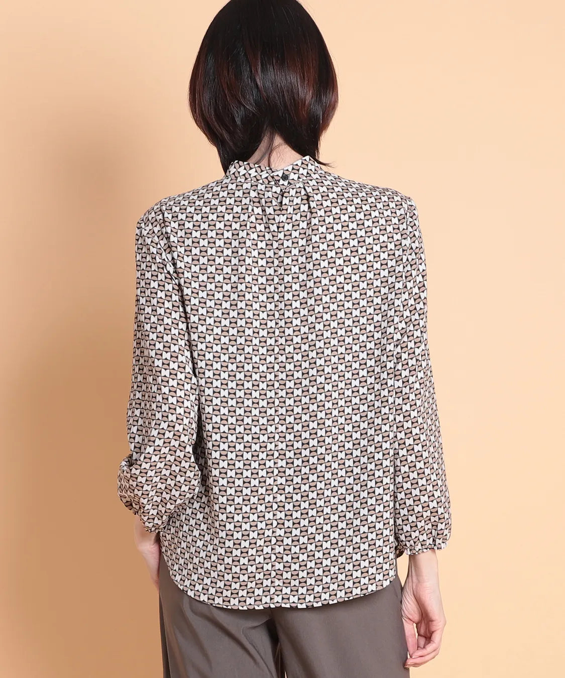 キャンサーデシンプリントブラウス  KANSAI BIS(カンサイビス)