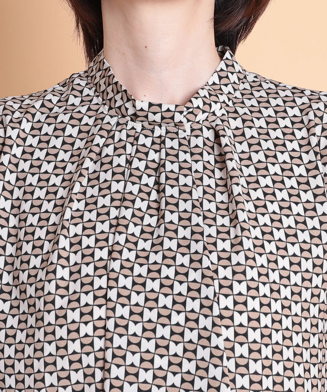 キャンサーデシンプリントブラウス  KANSAI BIS(カンサイビス)