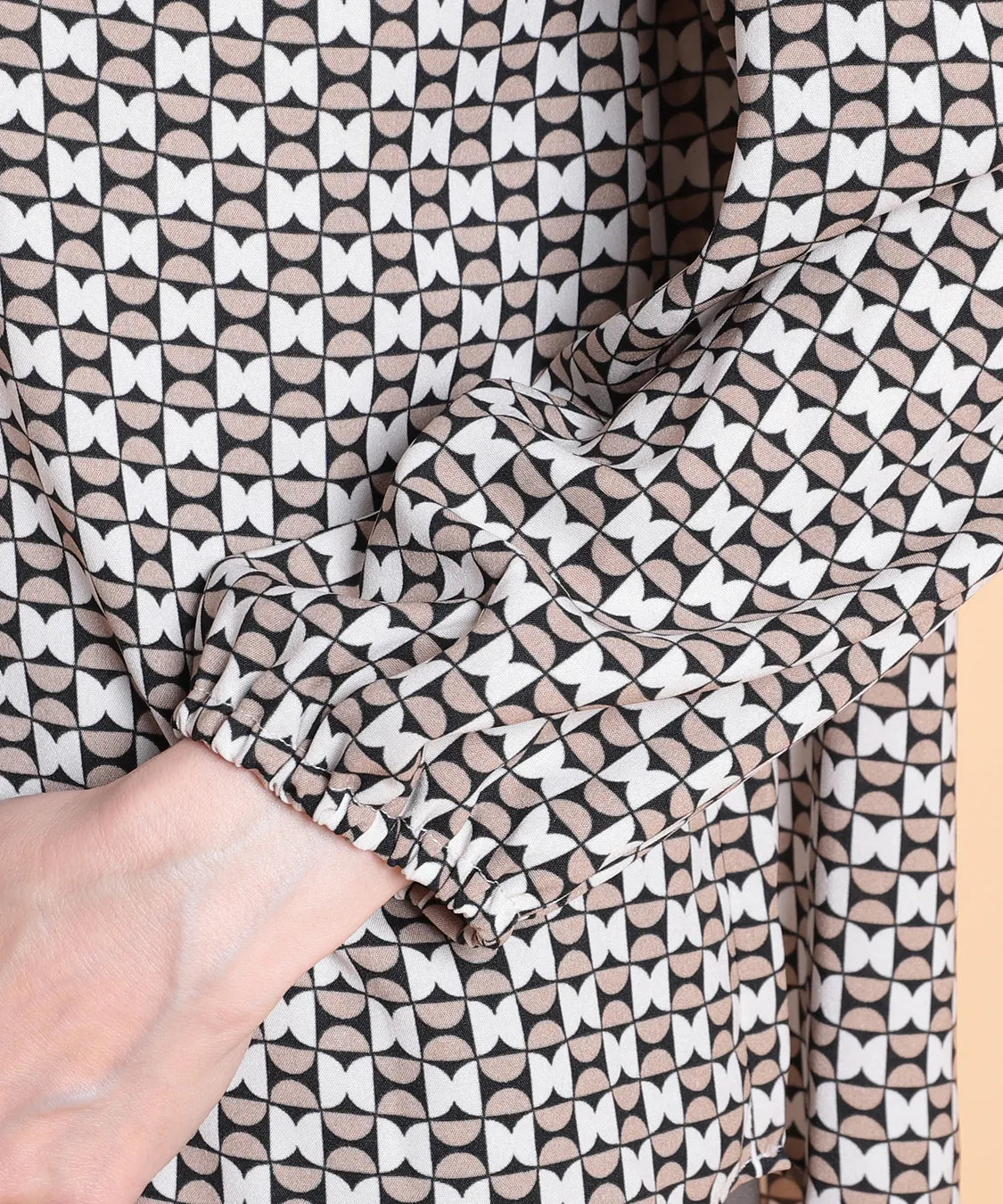 キャンサーデシンプリントブラウス  KANSAI BIS(カンサイビス)