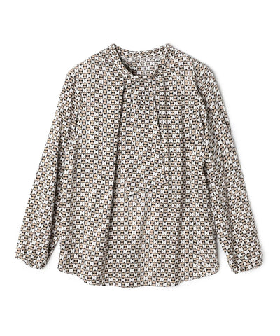 キャンサーデシンプリントブラウス  KANSAI BIS(カンサイビス)