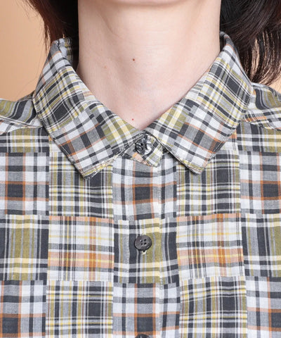 カレッジPWクロスチェックシャツ  KANSAI BIS(カンサイビス)