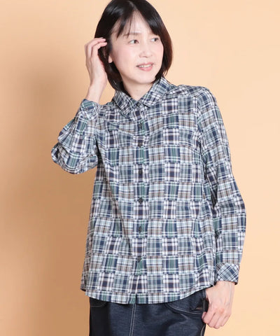 カレッジPWクロスチェックシャツ  KANSAI BIS(カンサイビス)