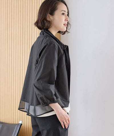 レアードチュールMIXライトブルゾン  KANSAI BIS(カンサイビス)