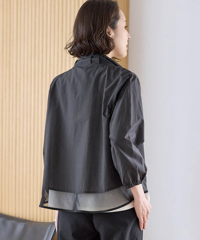 レアードチュールMIXライトブルゾン  KANSAI BIS(カンサイビス)