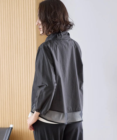 レアードチュールMIXライトブルゾン  KANSAI BIS(カンサイビス)