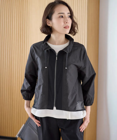 レアードチュールMIXライトブルゾン  KANSAI BIS(カンサイビス)