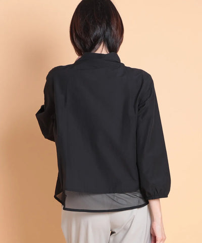 レアードチュールMIXライトブルゾン  KANSAI BIS(カンサイビス)