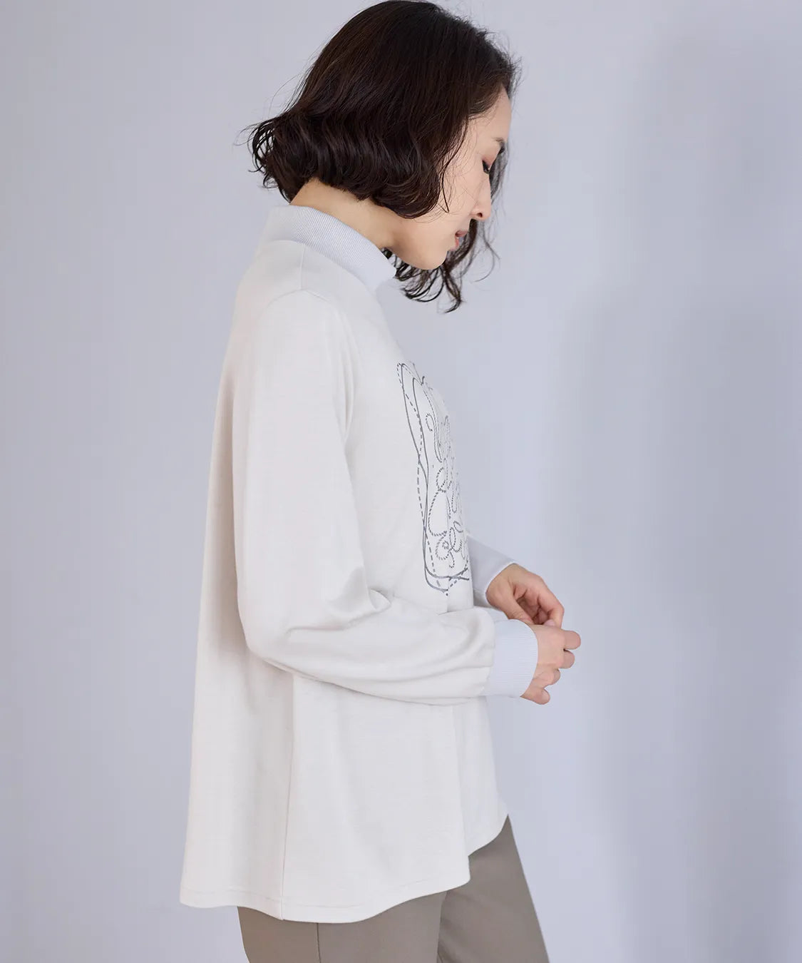 アリスポンチリブMIXプルオーバー  KANSAI BIS(カンサイビス)