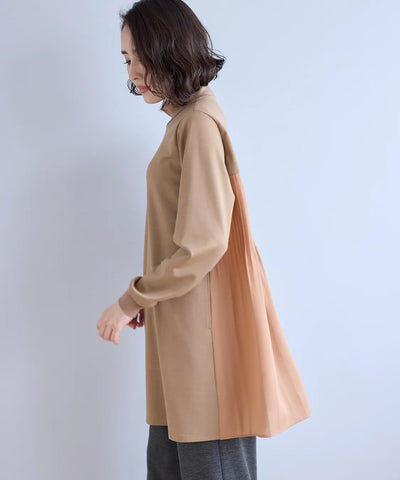 ミンスターリブMIXプリーツチュニック  KANSAI BIS(カンサイビス)