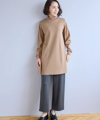 ミンスターリブMIXプリーツチュニック  KANSAI BIS(カンサイビス)