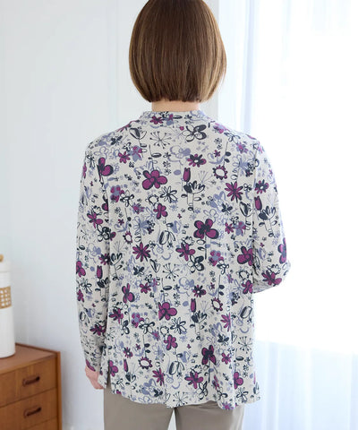 メランジェプリントMIXプルオーバー  KANSAI BIS(カンサイビス)