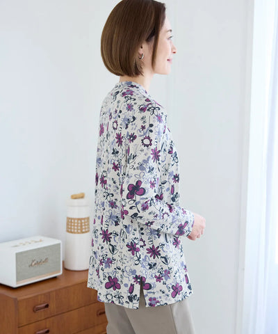 メランジェプリントMIXプルオーバー  KANSAI BIS(カンサイビス)