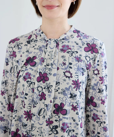 メランジェプリントMIXプルオーバー  KANSAI BIS(カンサイビス)