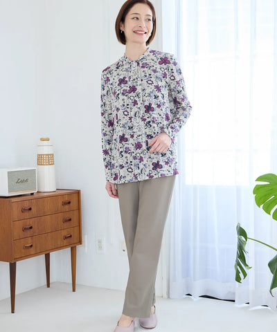 メランジェプリントMIXプルオーバー  KANSAI BIS(カンサイビス)