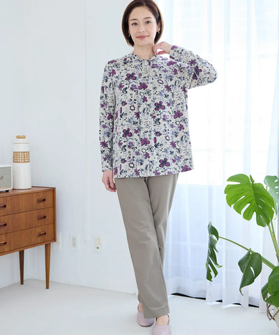 メランジェプリントMIXプルオーバー  KANSAI BIS(カンサイビス)