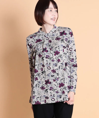 メランジェプリントMIXプルオーバー  KANSAI BIS(カンサイビス)