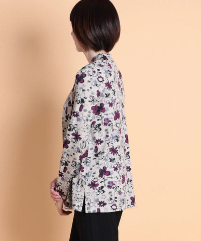 メランジェプリントMIXプルオーバー  KANSAI BIS(カンサイビス)