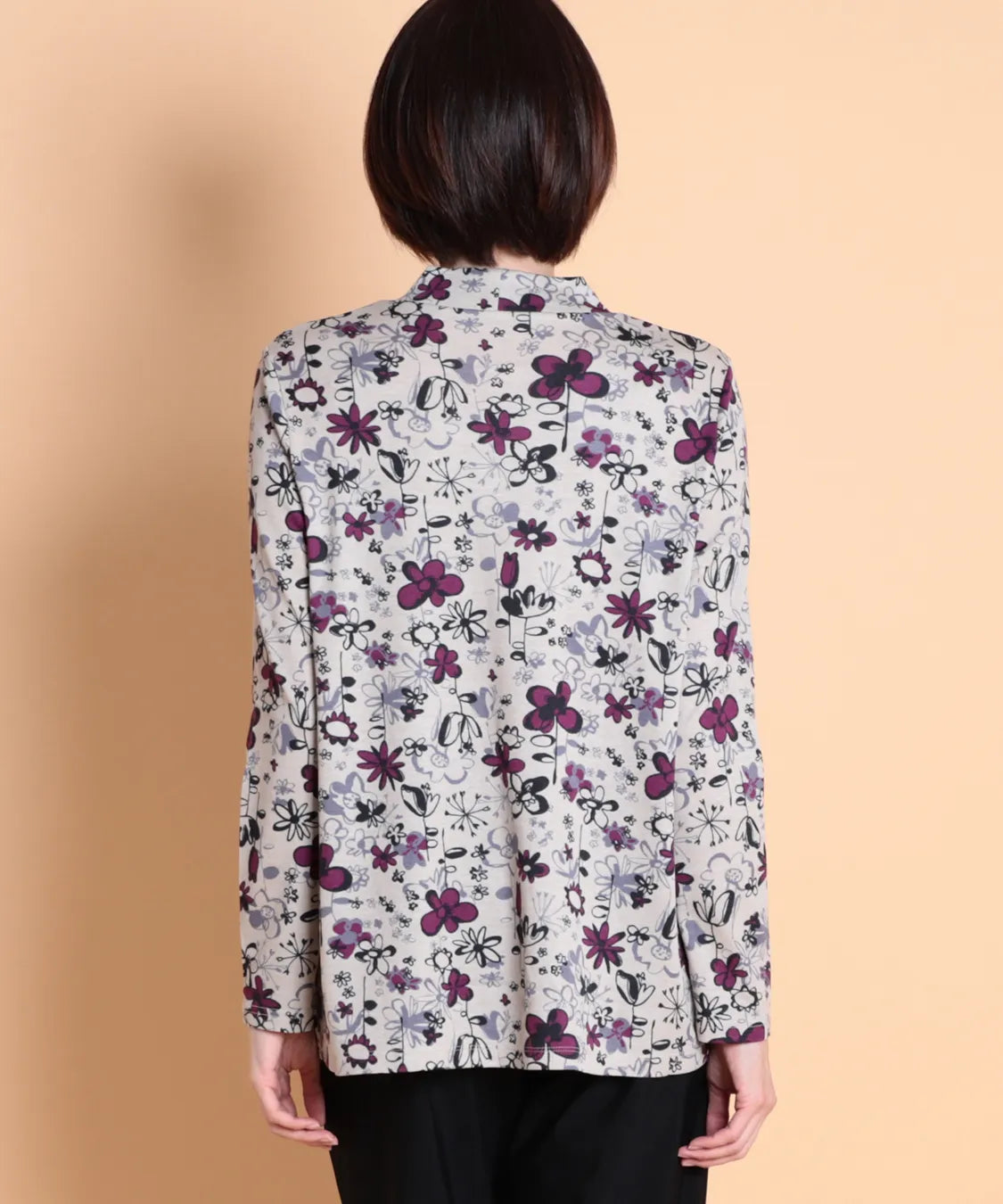 メランジェプリントMIXプルオーバー  KANSAI BIS(カンサイビス)