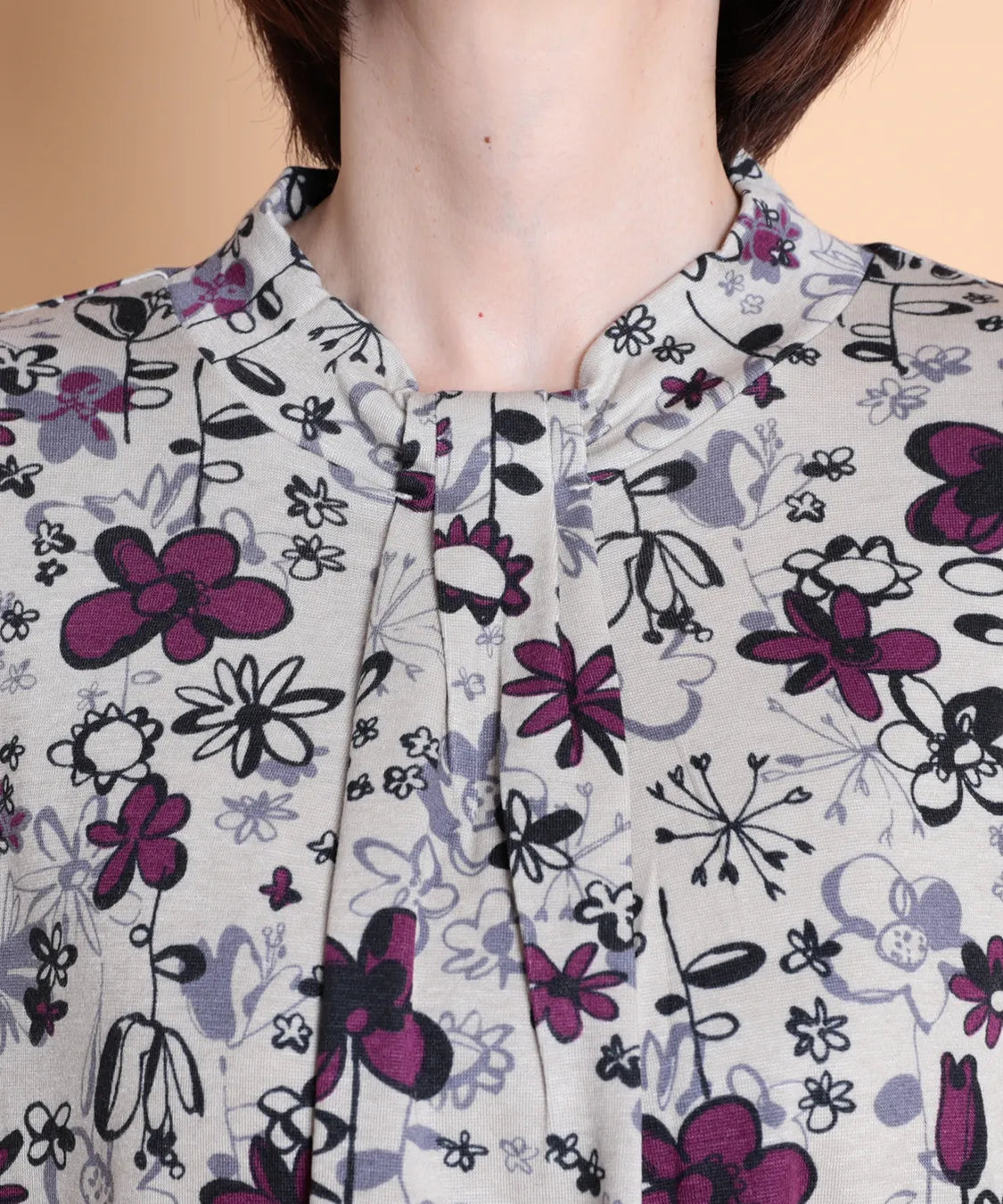 メランジェプリントMIXプルオーバー  KANSAI BIS(カンサイビス)