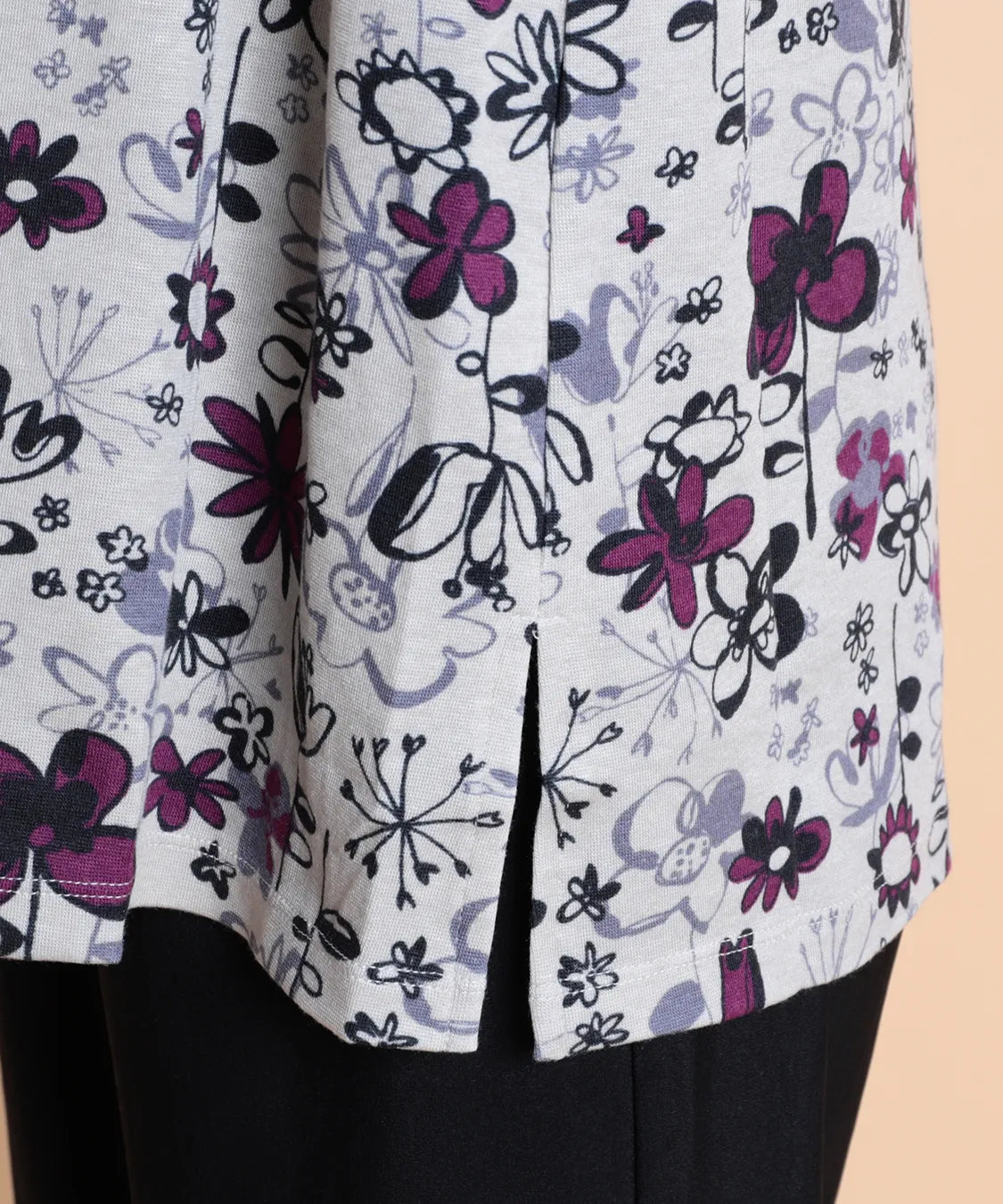 メランジェプリントMIXプルオーバー  KANSAI BIS(カンサイビス)