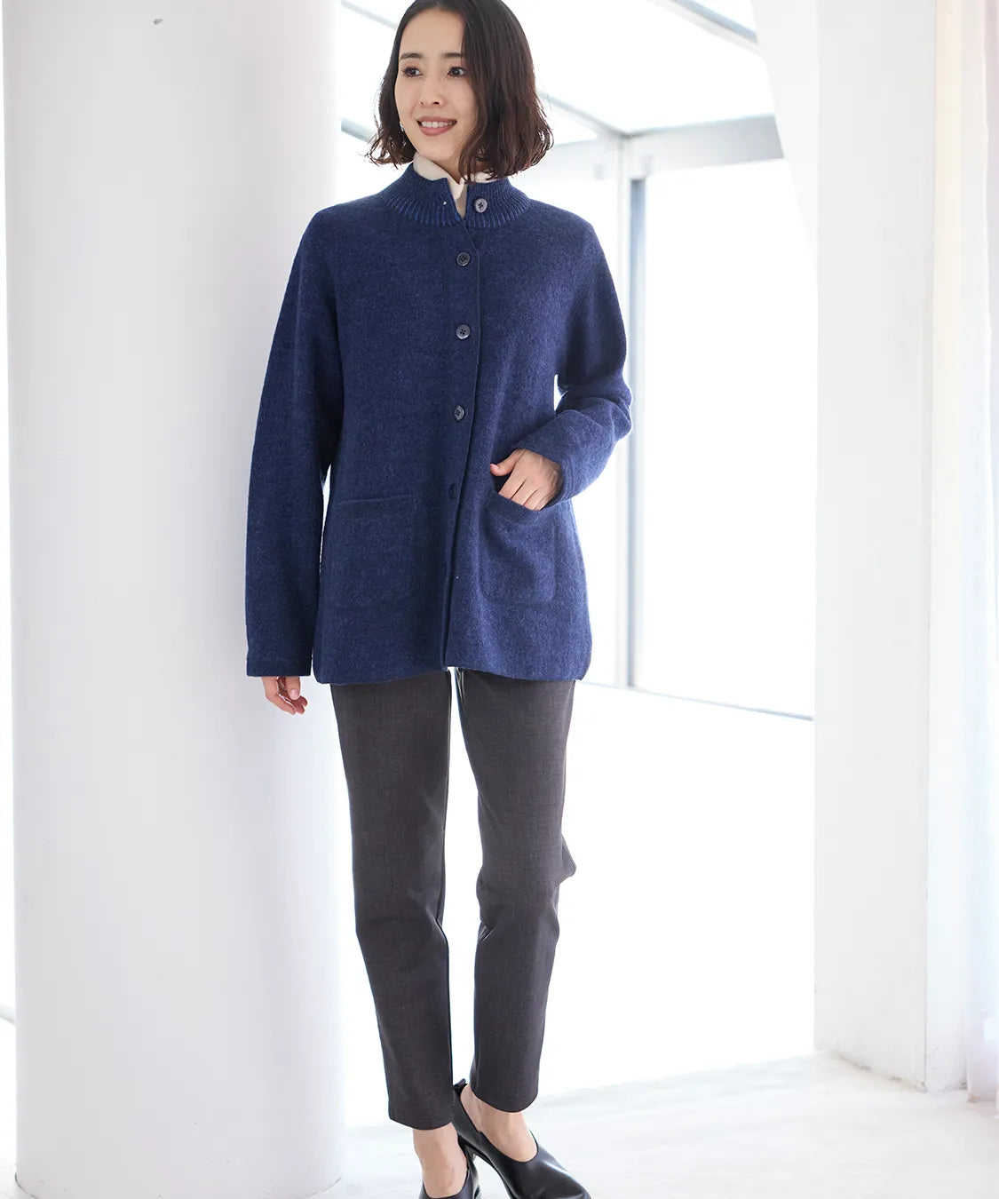 ブラウニージャージーウールジャケット  KANSAI BIS(カンサイビス)