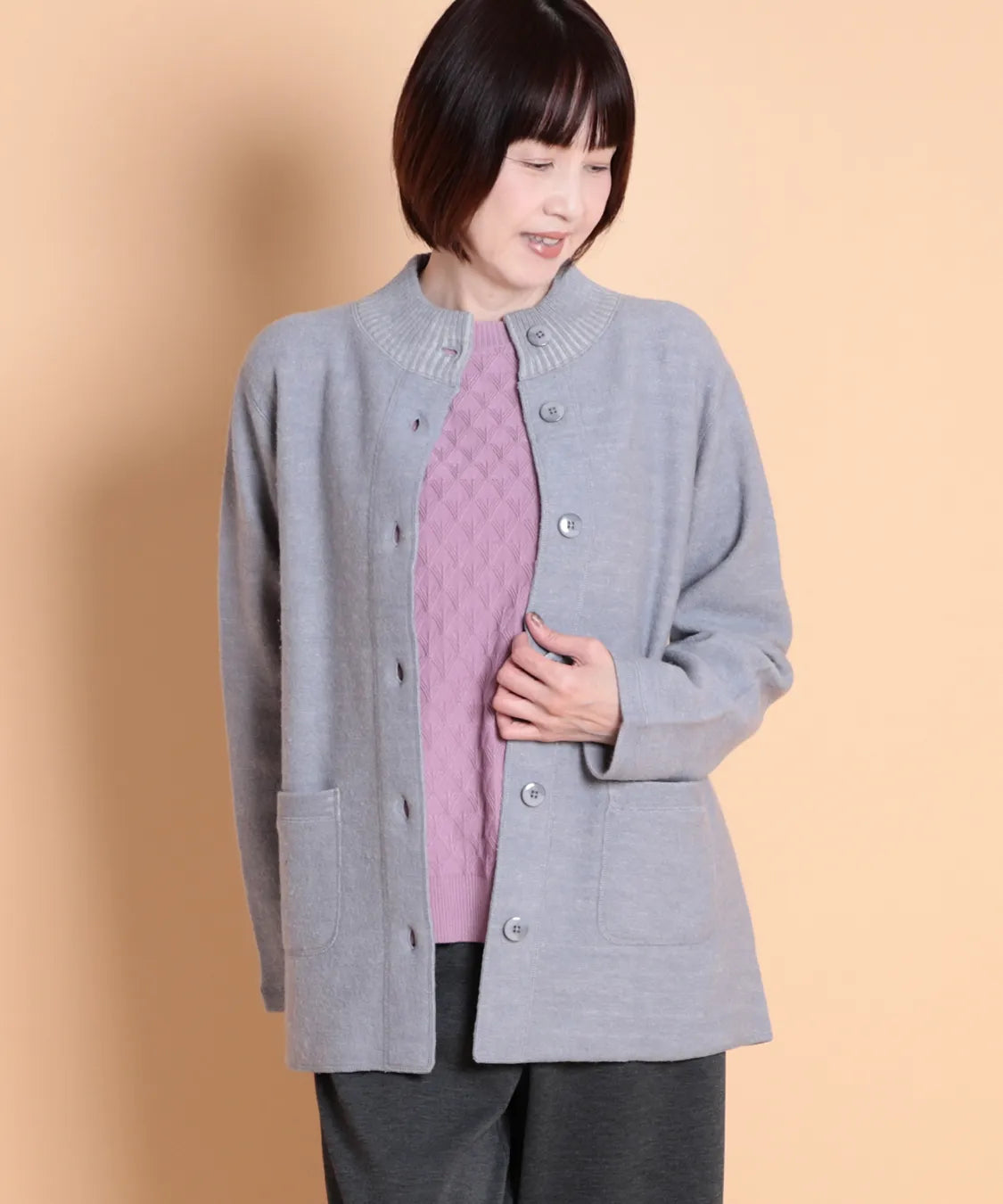 ブラウニージャージーウールジャケット  KANSAI BIS(カンサイビス)