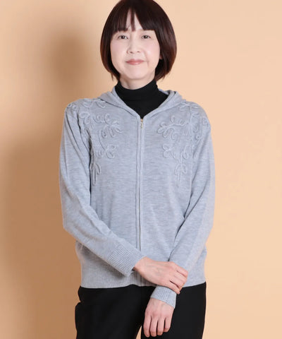 ミナルディコードニットパーカージャケット  KANSAI BIS(カンサイビス)