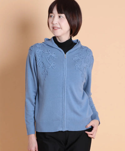 ミナルディコードニットパーカージャケット  KANSAI BIS(カンサイビス)