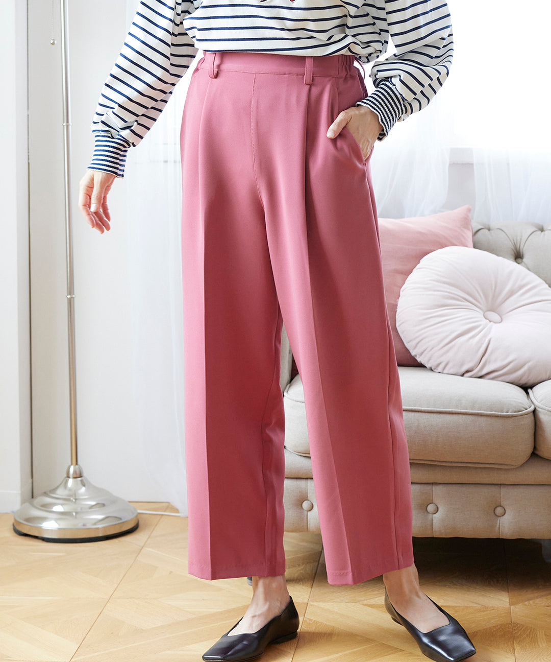 センタープレスパンツ CANOA(カノア)ブランド公式ストア 50代60