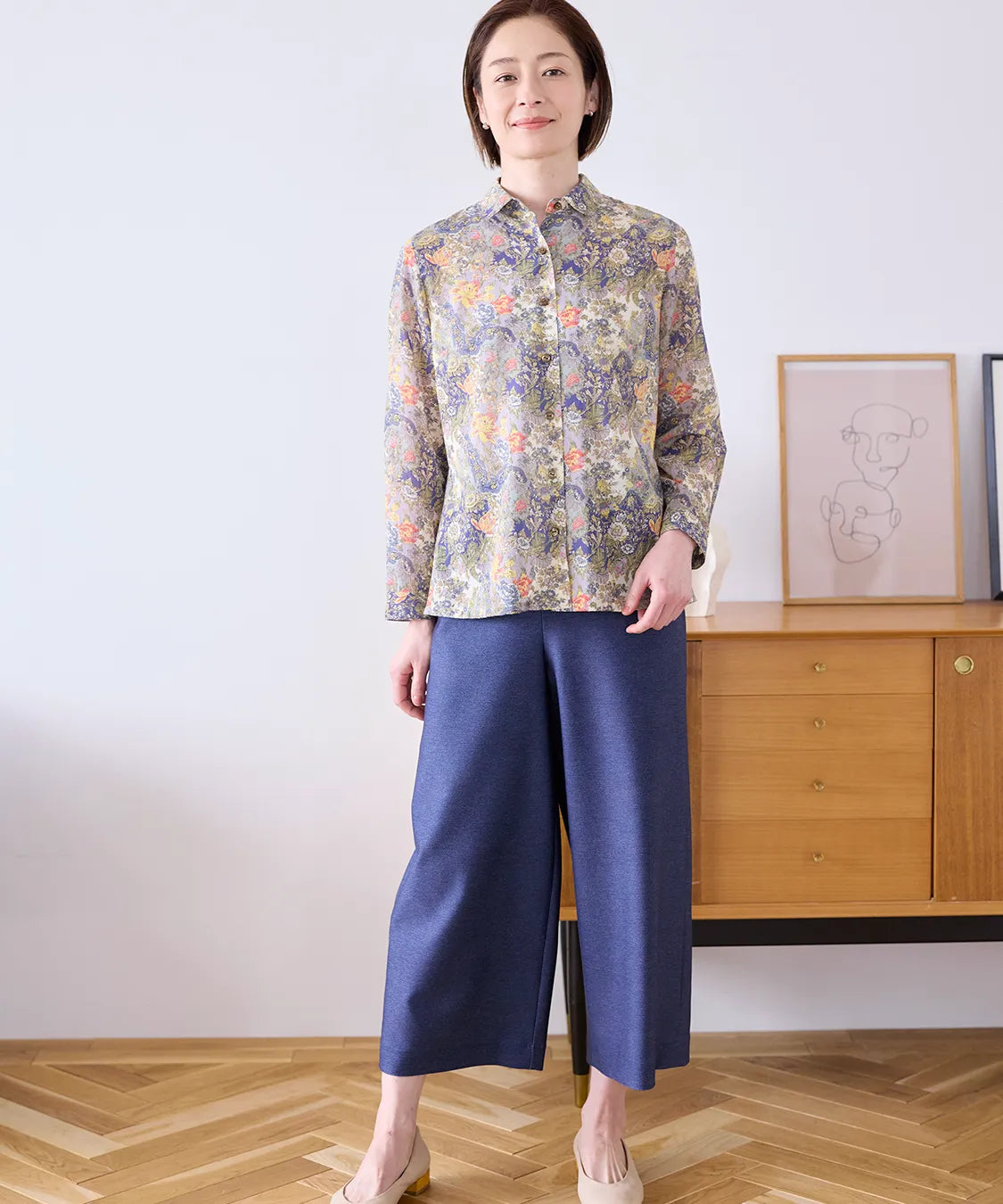 エアデニッシュHT POワイドクロプトパンツ   LANTANA(ランタナ)