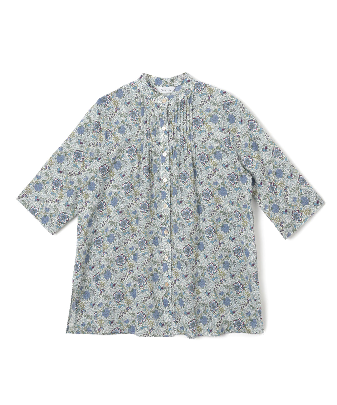 リバティ タラメアシルスムースピンタックロングブラウス リバティ