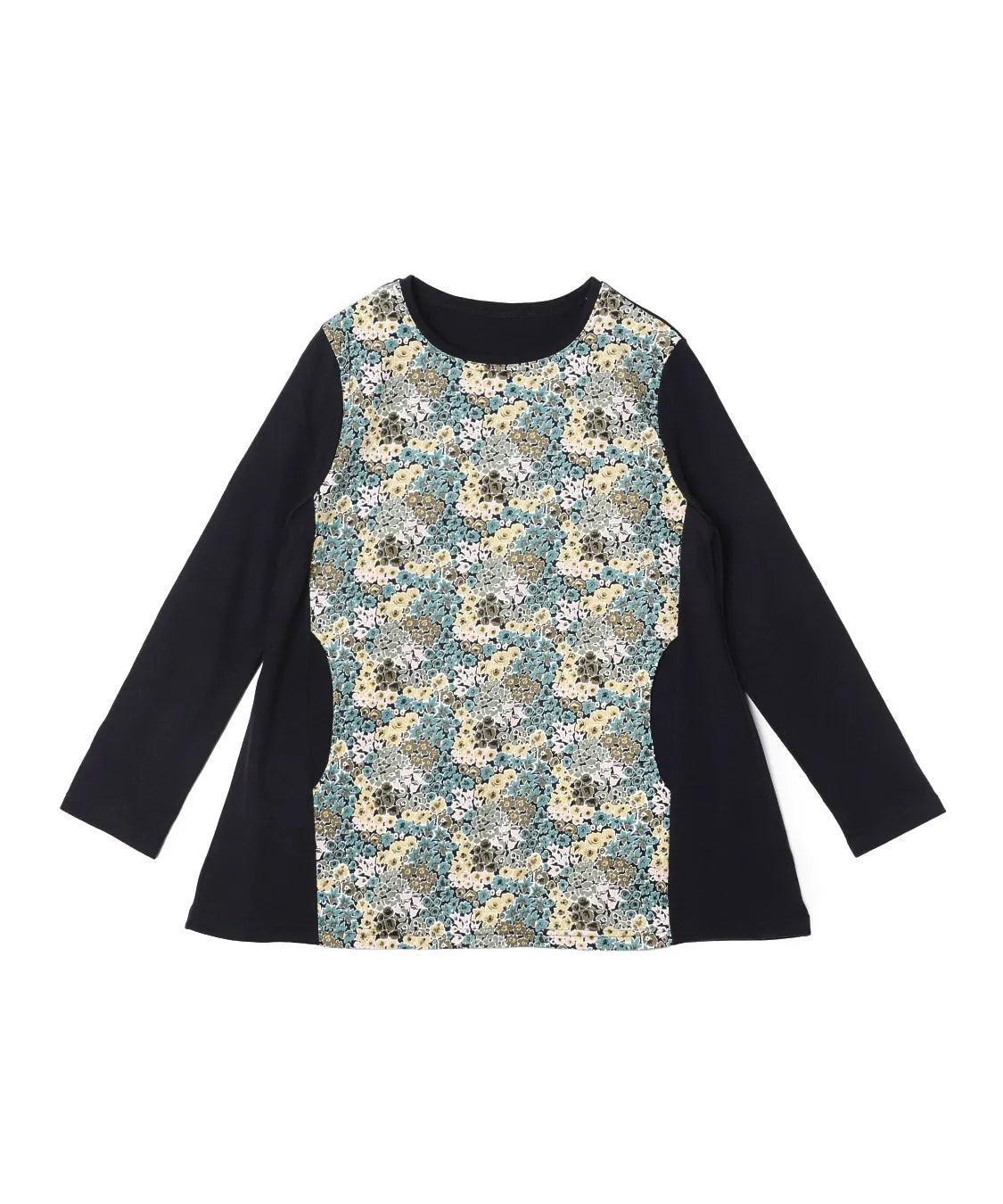 リバティ ロサリーフォレストコールMIXチュニック   リバティブラウスブランド Savor(サヴォア)