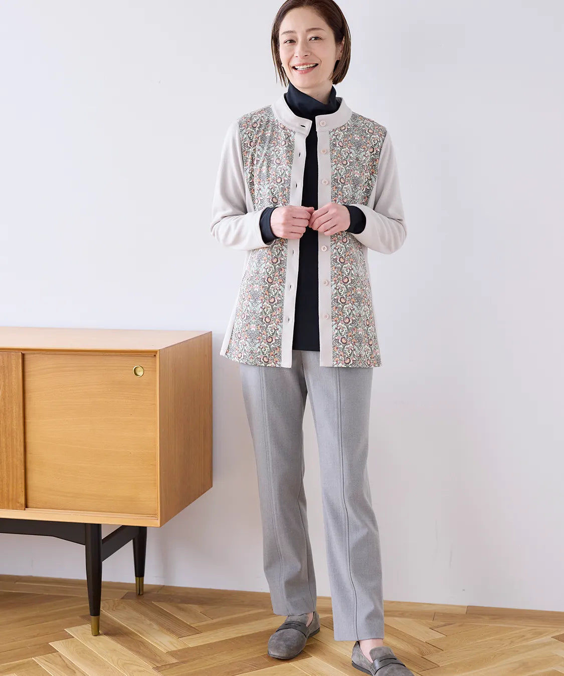 リバティ オーナメントコールパルフィMIXジャケット SAVOIR (サヴォア)