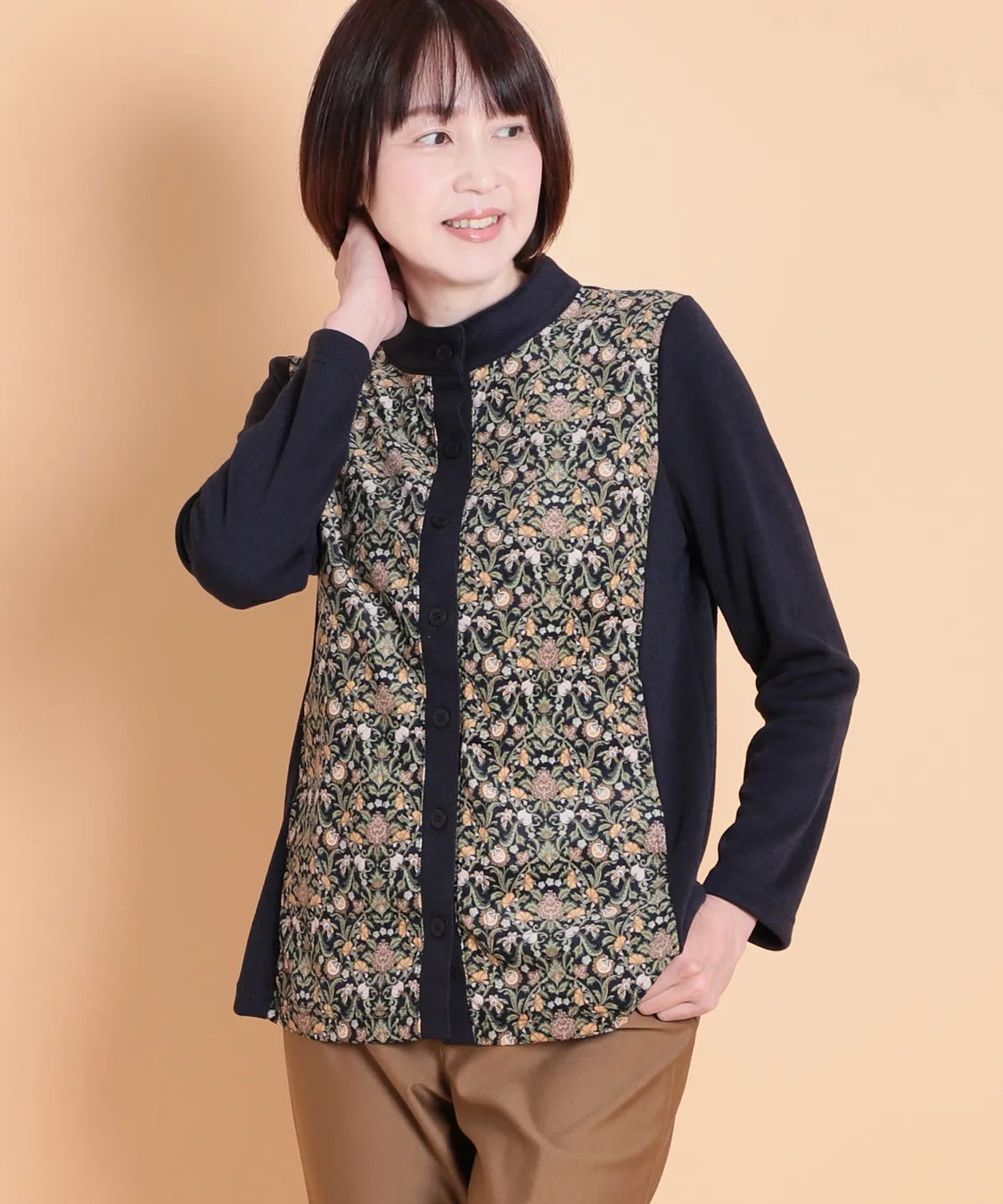 リバティ オーナメントコールパルフィMIXジャケット SAVOIR (サヴォア)